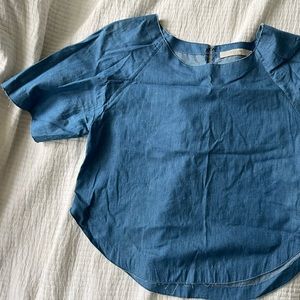 7115 by Szeki Denim Top